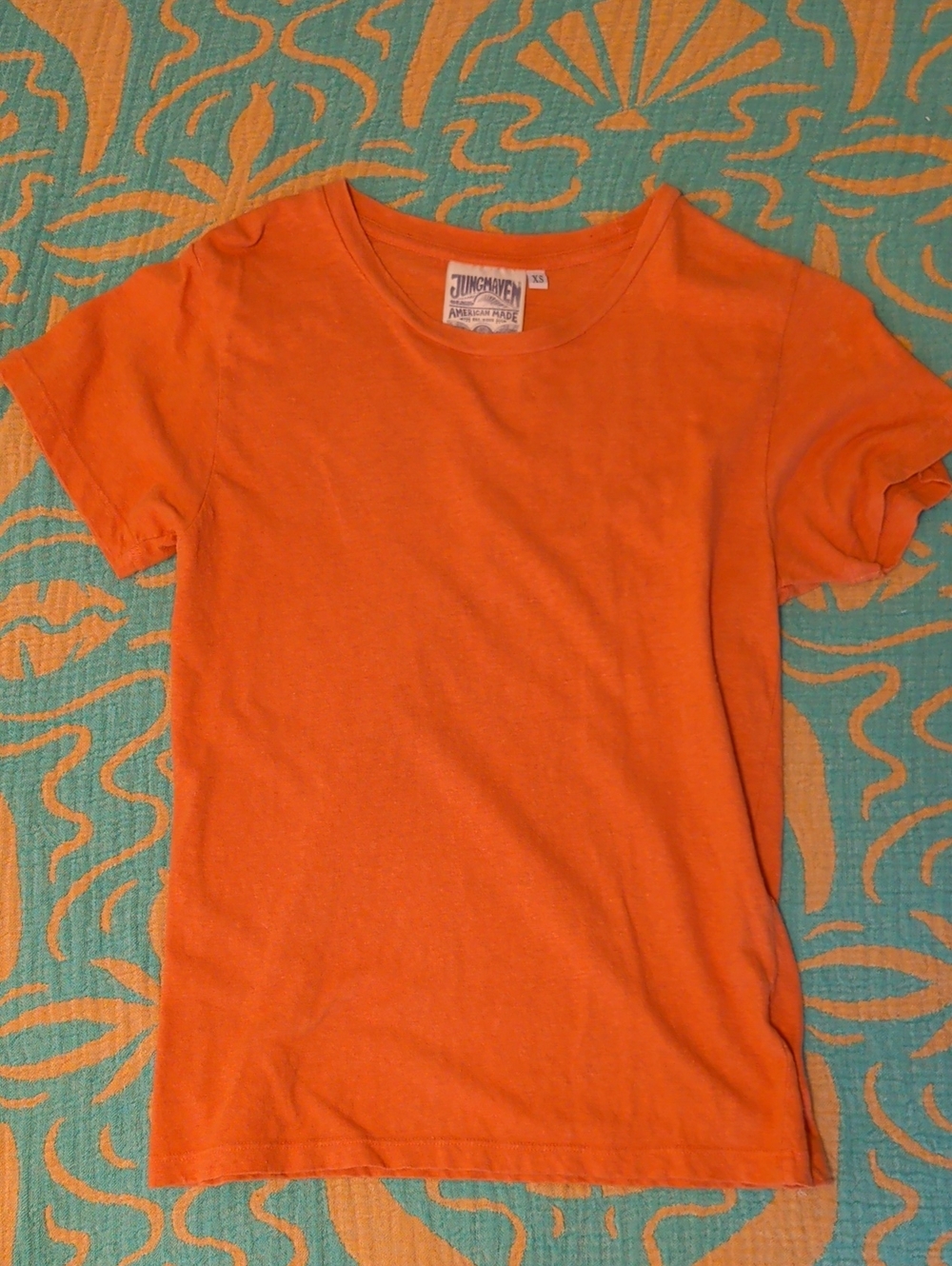 Jungmaven Burnt Orange Lorel Short Sleeve Tee